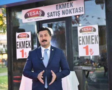 Bursa Yenişehir’de ekmek 1 TL’den satılmaya başlandı