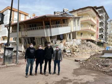 ZBEÜ ekibi deprem bölgesindeki hasar tespit çalışmalarını tamamladı
